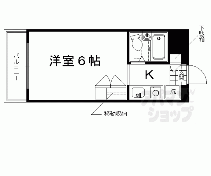 【シティパレス京都東山】間取