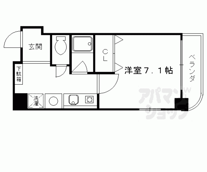 【ランドマークシティ京都烏丸五条】間取