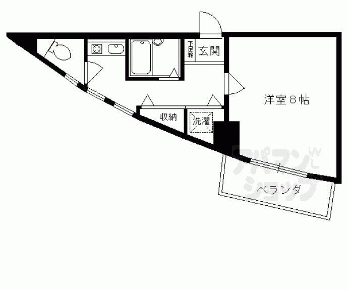 【プレサンス京都駅前】間取