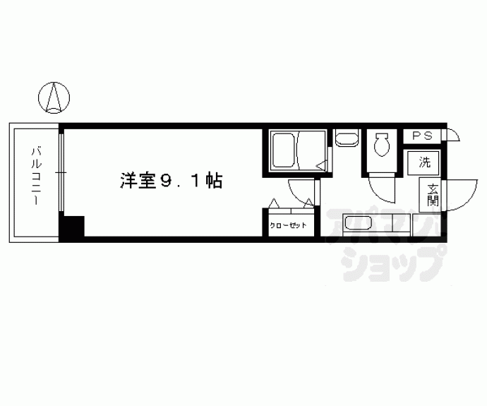 【プラネシア星の子京都駅前】間取