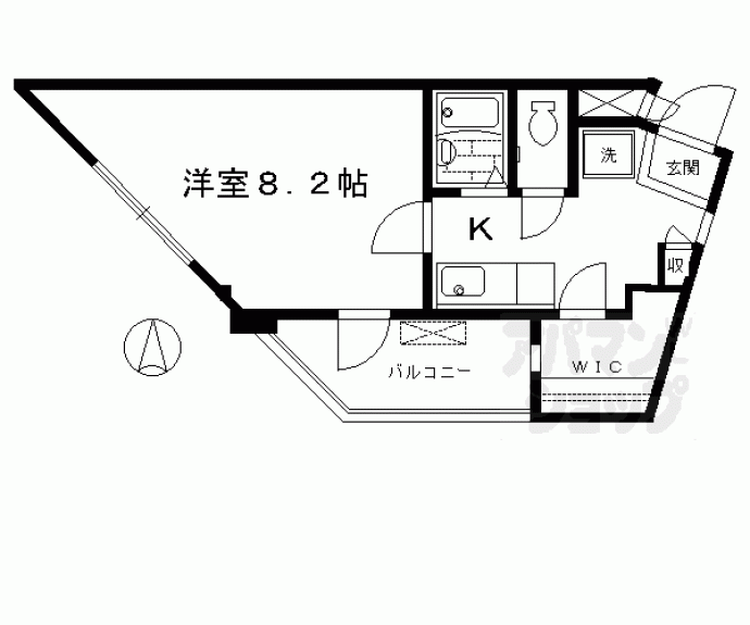 【プラネシア星の子京都駅前】間取