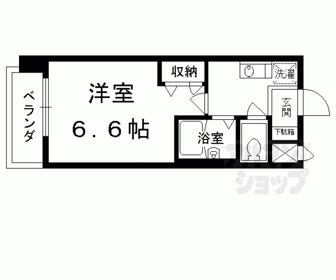 【プレサンス京都駅前Ⅱ】間取