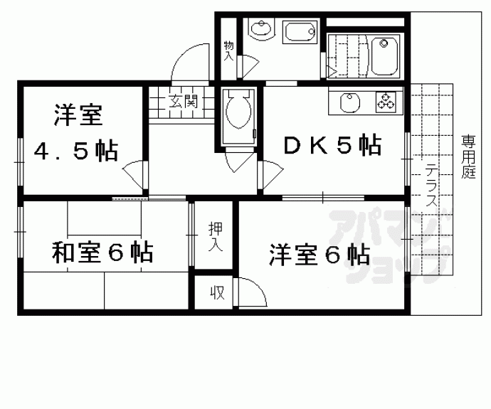 【セントラルヴィレッジＩＩ】間取