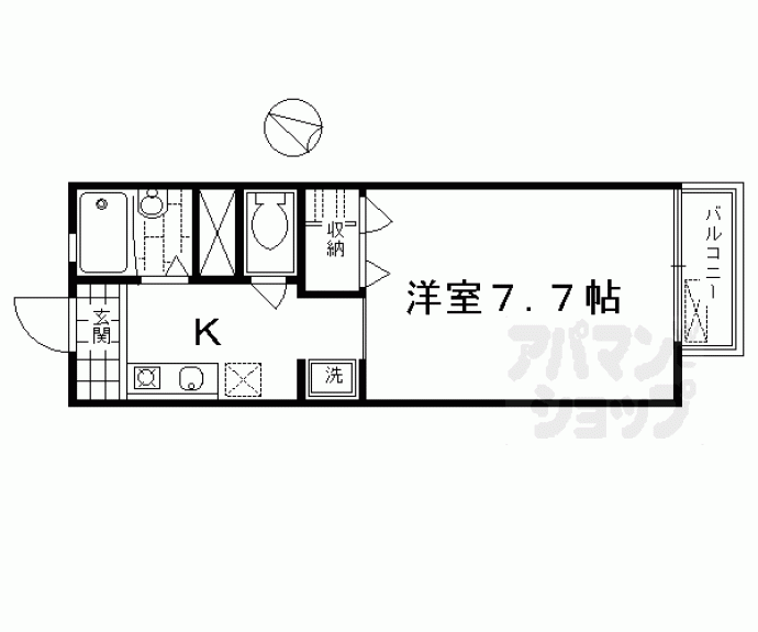 【プティ・ベルク室町】間取