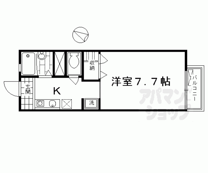 【プティ・ベルク室町】間取