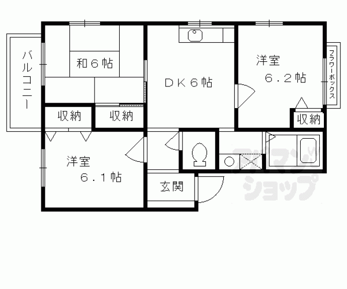 【セントヴィラージュ】間取