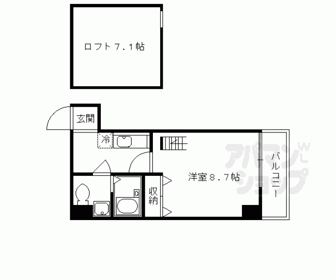 【カーサ大和大路】間取