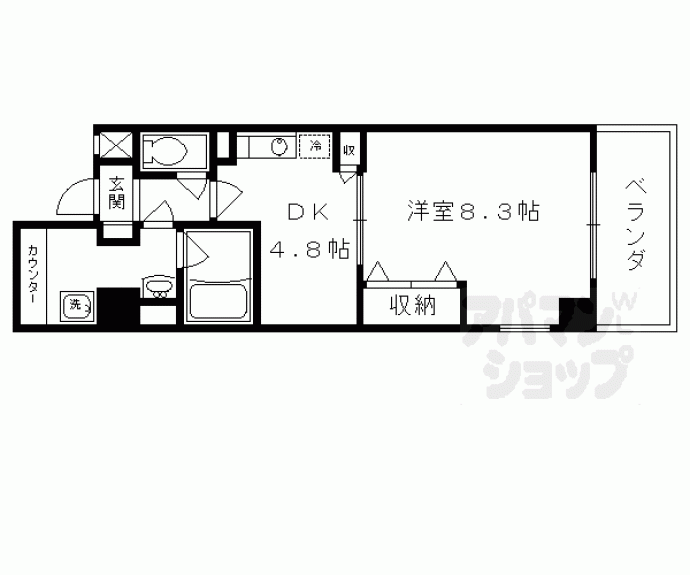 【ベルドミール洛南】間取