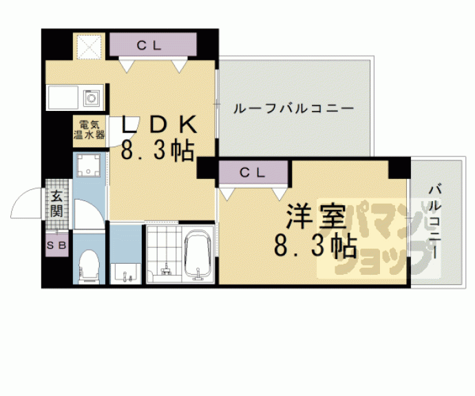 【マジョール東山】間取