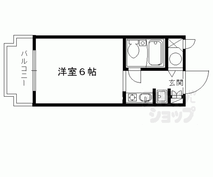 【ライオンズマンション京都烏丸】間取