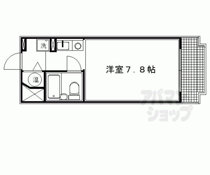 【ライオンズマンション京都烏丸】間取