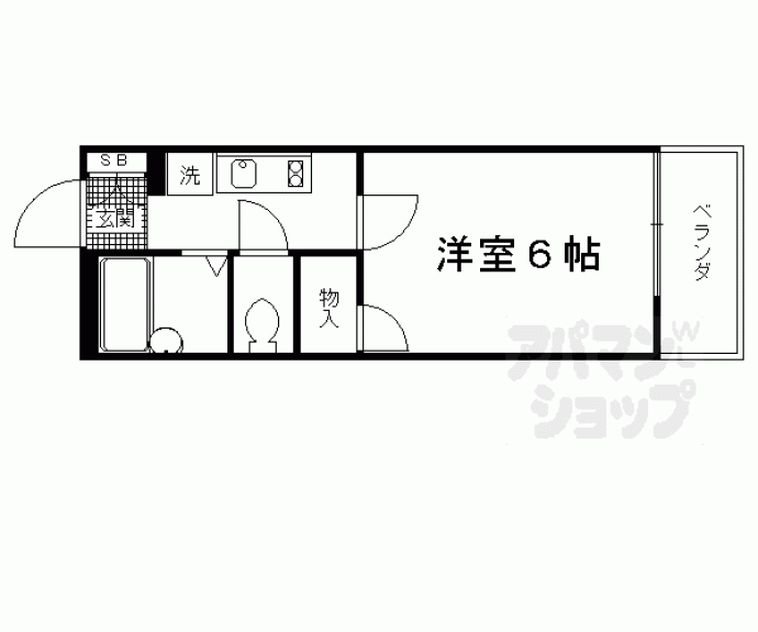 【レオパレス三井田Ⅱ】間取