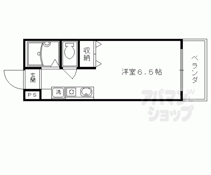 【鈴木北白川小倉町マンション】間取