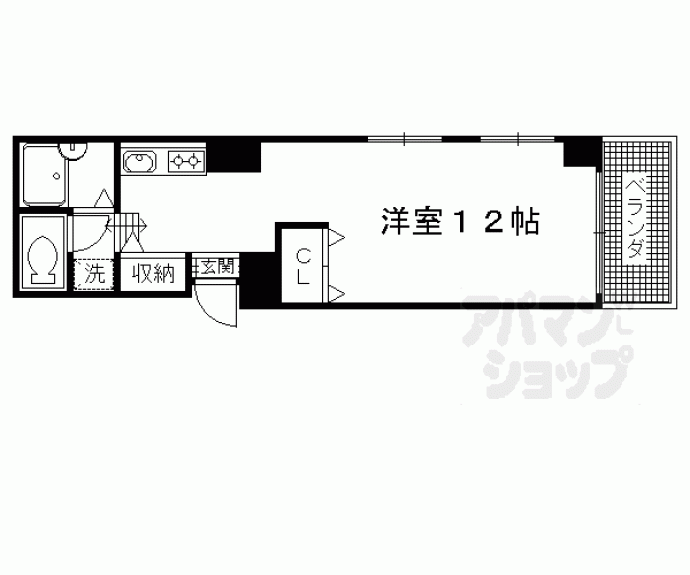 【鈴木北白川小倉町マンション】間取