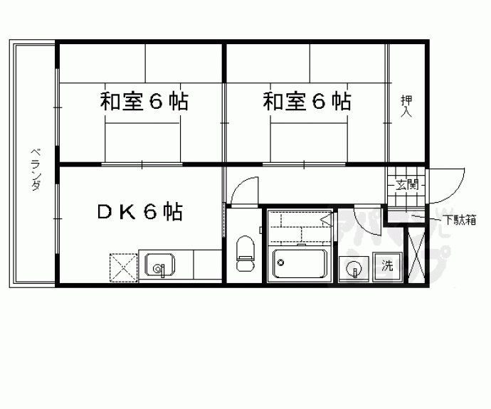 【シャロム吉祥院】間取