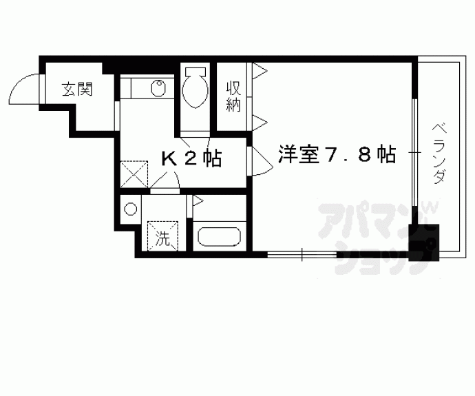 【アスヴェル京都東寺前】間取