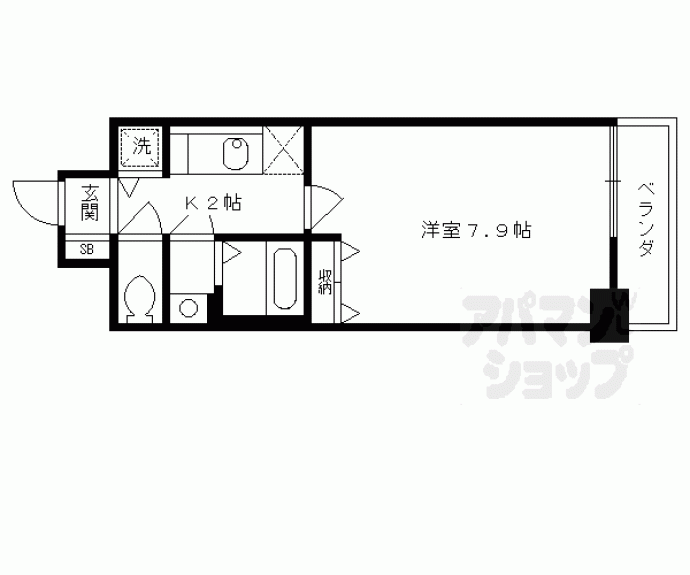 【アスヴェル京都東寺前】間取