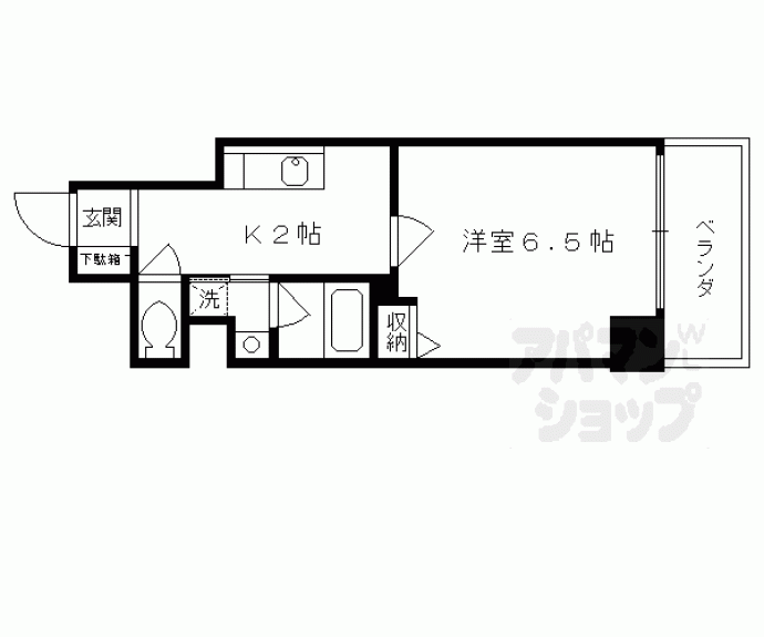 【アスヴェル京都東寺前】間取