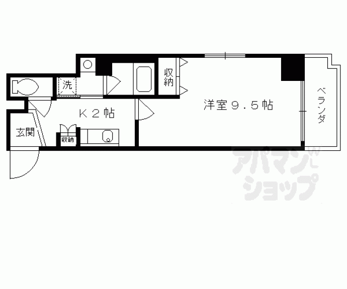 【アスヴェル京都東寺前】間取