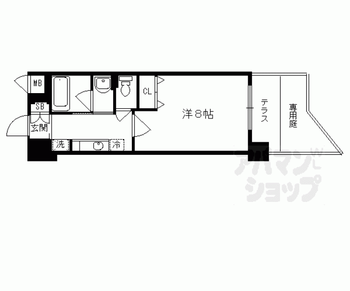 【アスヴェル京都東山五条】間取