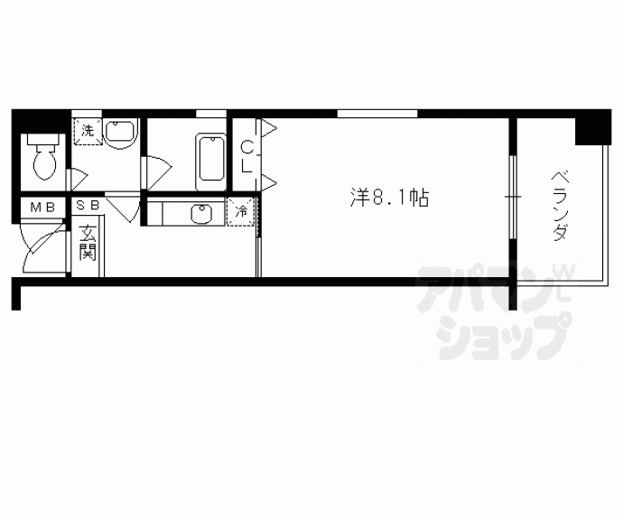 【アスヴェル京都東山五条】間取