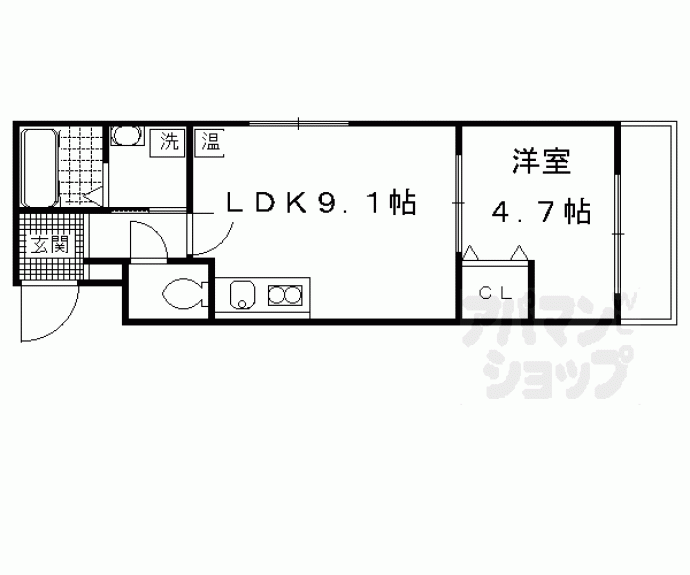 【サクシード墨染】間取