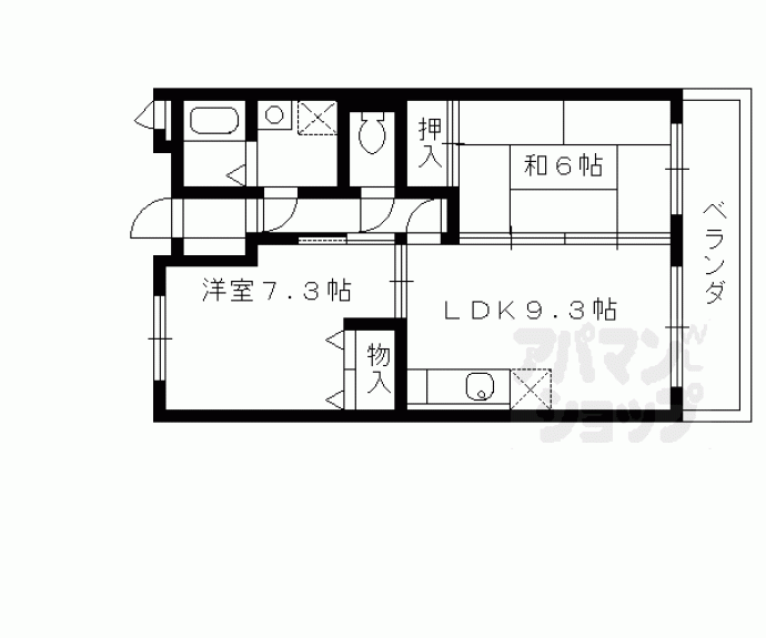 【ラポート安井】間取