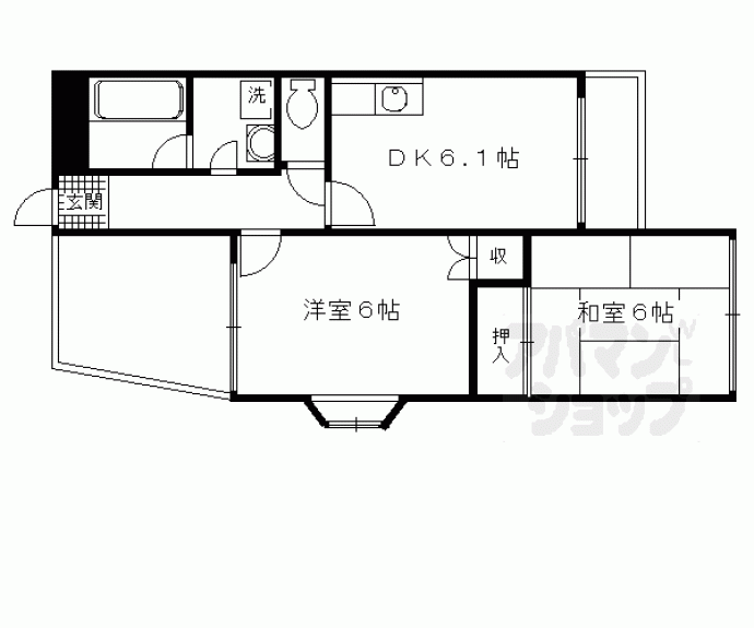 【ハイツリーフラット】間取