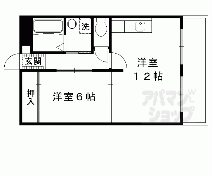 【ハイツリーフラット】間取