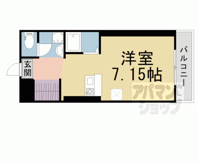 【キャッスル京都南】間取