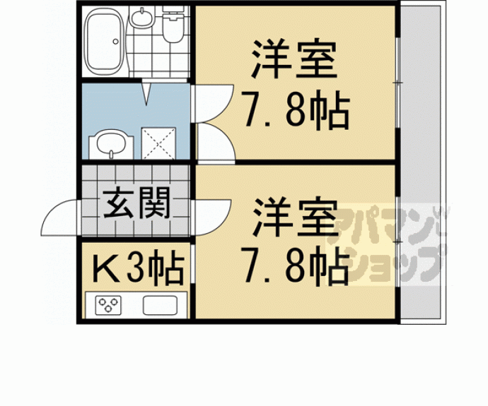 【ビューハイツ堀池】間取