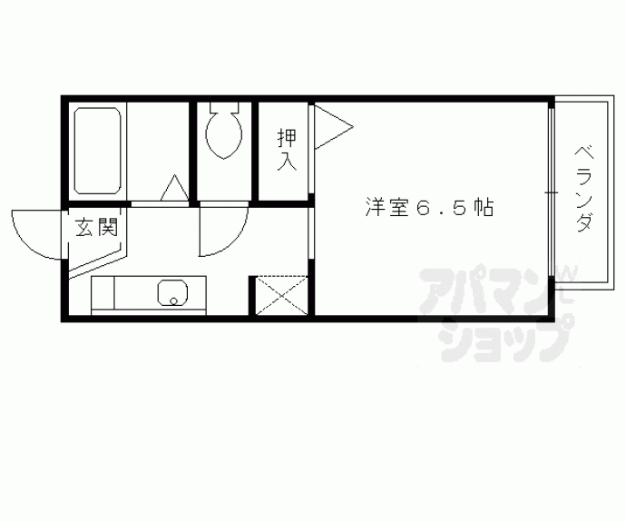 【アテッサ京都Ａ】間取