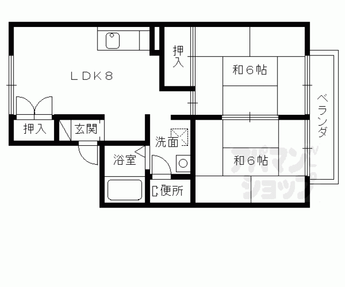 【セジュール伊勢田】間取