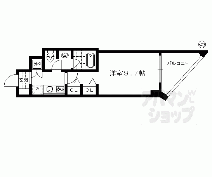 【ｃａｓａ＋α烏丸】間取