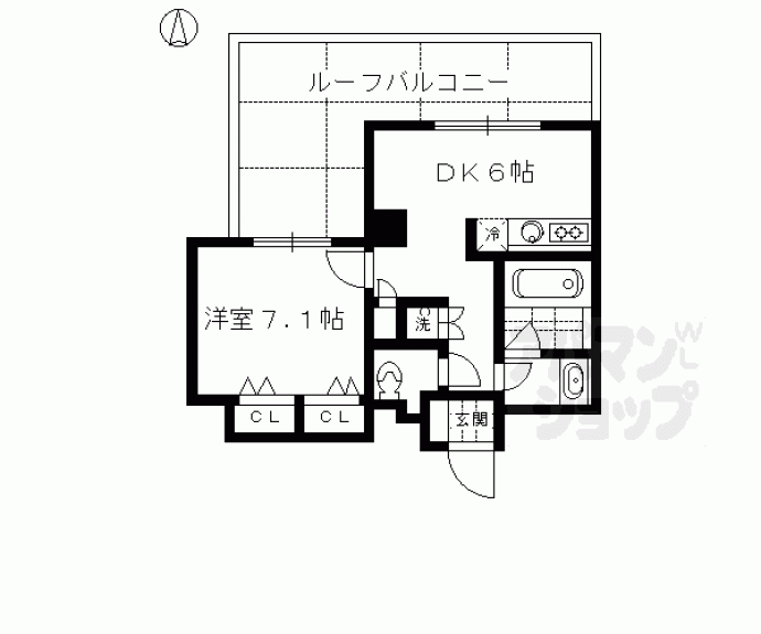 【ｃａｓａ＋α烏丸】間取