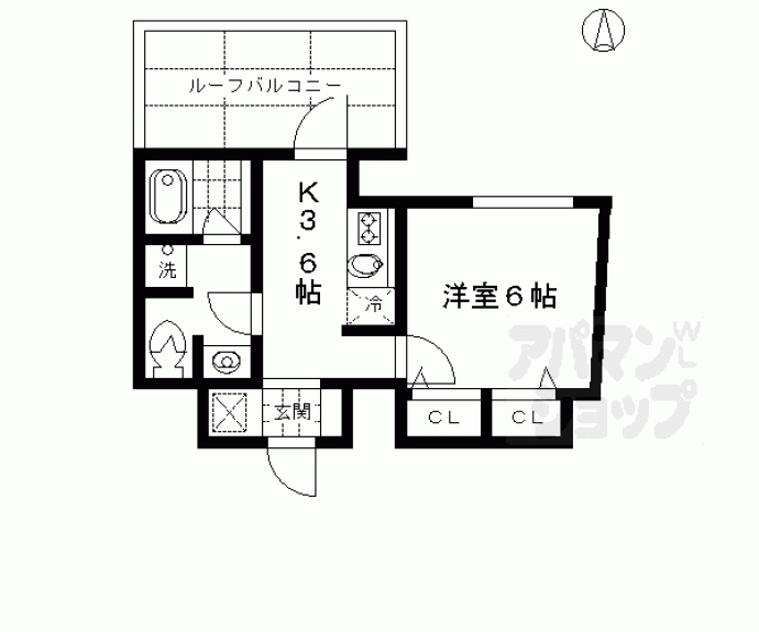 【ｃａｓａ＋α烏丸】間取