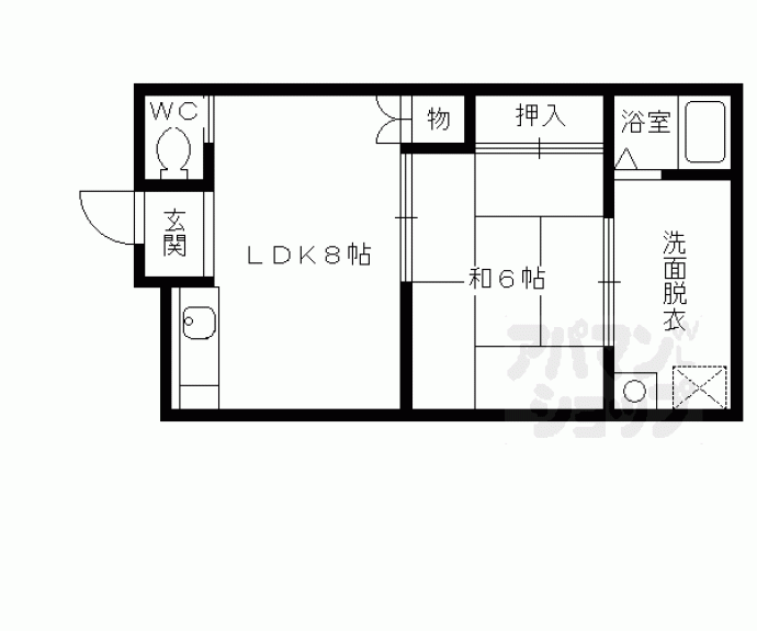 【フロイデコーポ】間取