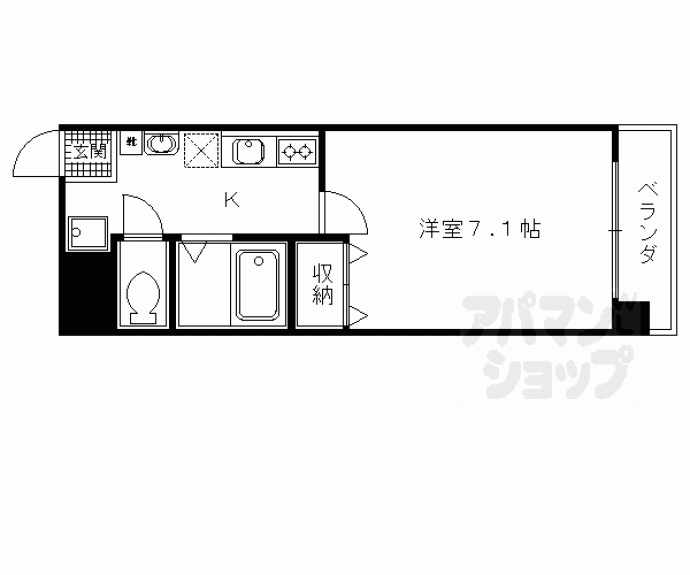 【エグゼレジデンス羅城門】間取