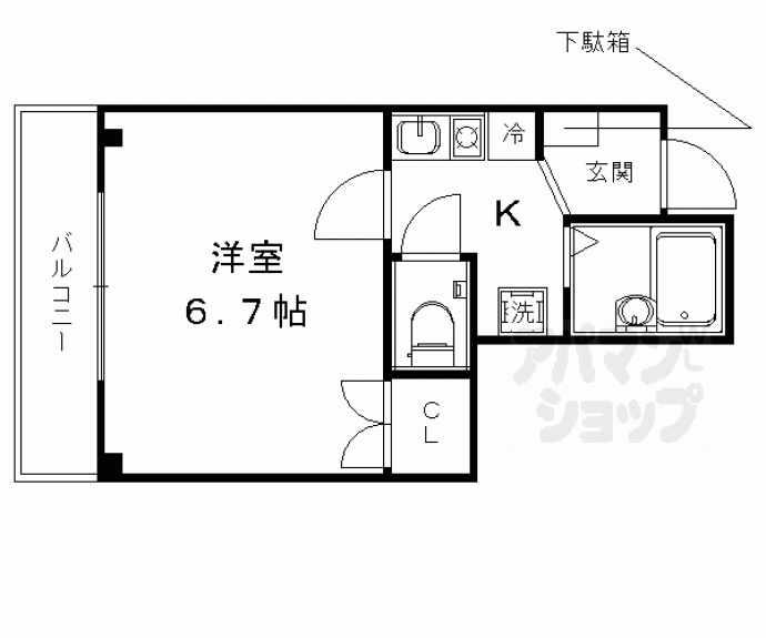 【エトアル七条】間取