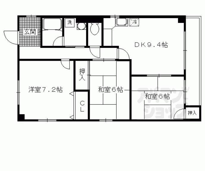 【メゾンミナミ】間取