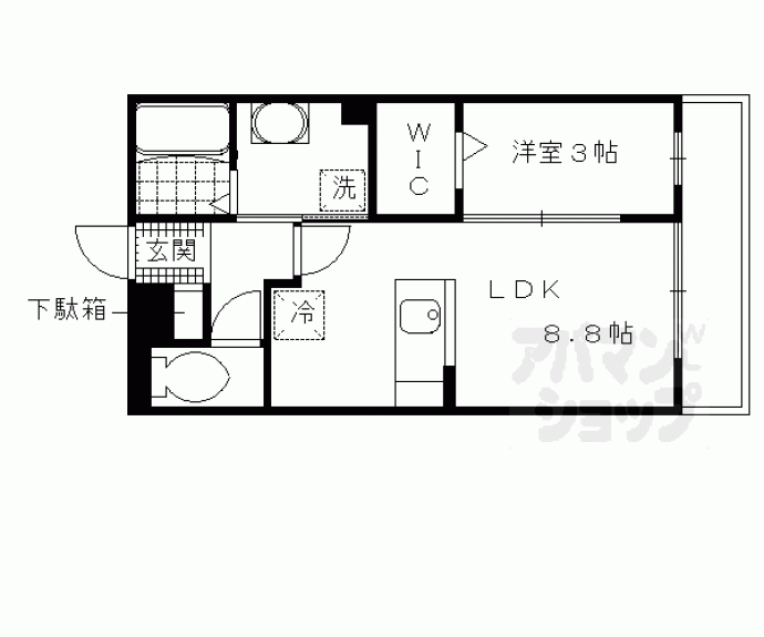 【マジェスティツインⅠ】間取