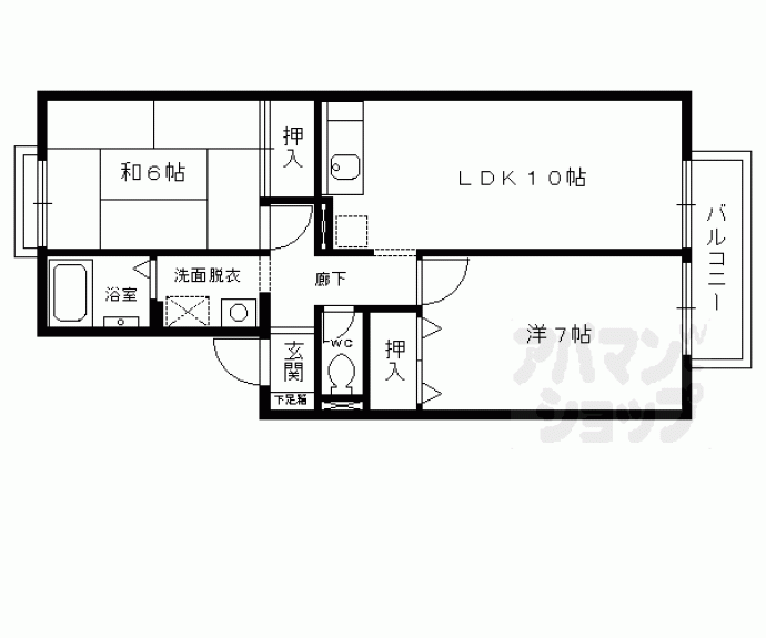 【ジュネスドミール】間取