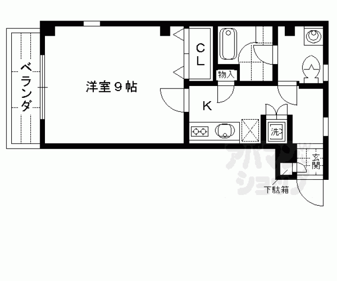 【メゾンマリゼッタⅡ】間取