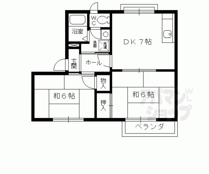 【タウニィ半白】間取