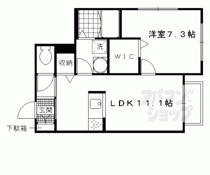 【シャーメゾン栄耀】間取