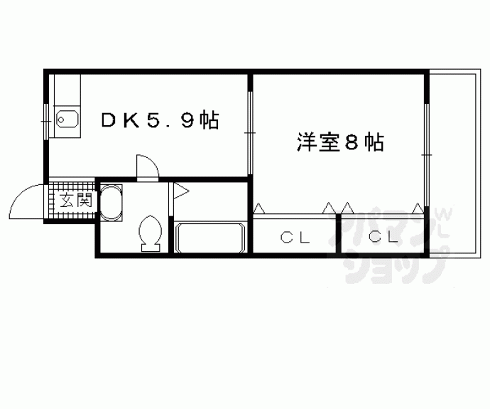 【プランドールヤマハン】間取