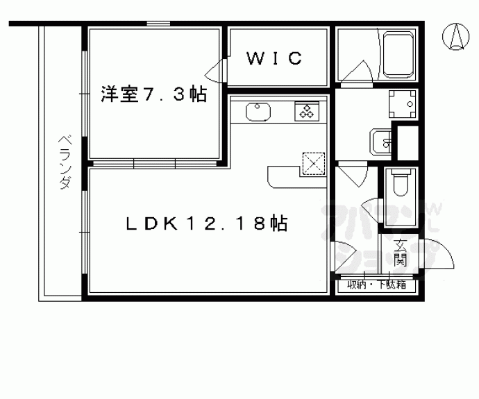 【Ｒｏｏｔｓ神泉苑】間取