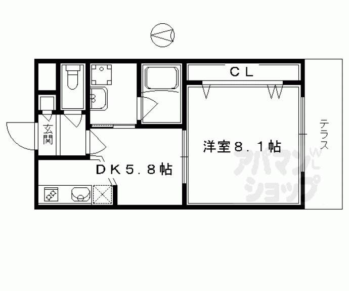 【Ｒｏｏｔｓ神泉苑】間取