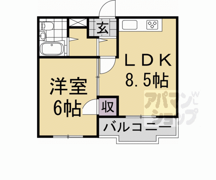 【サンロイヤル七瀬川】間取