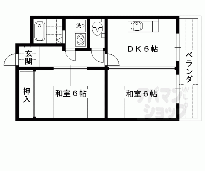 【三弘マンション】間取